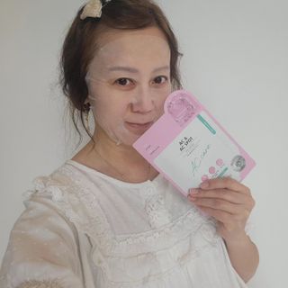 바노바기 코스메틱 바노바기 디엑스 마스크 — 5점을 준 리뷰어가 2024년 6월 올린 사용 사진