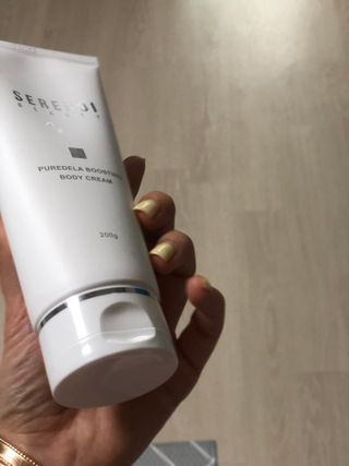세렌디뷰티 퓨어델라 부스팅 바디크림 — 5점을 준 리뷰어가 2021년 8월 올린 사용 사진