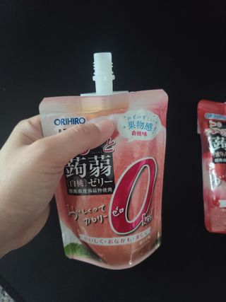 ORIHIRO 오리히로 곤약젤리 제로칼로리 130g 4종 4팩(맛별로 1팩씩) — 5점을 준 리뷰어가 2023년 3월 올린 사용 사진