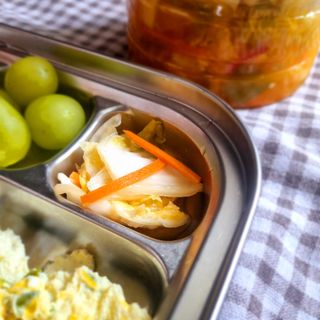 셰프애찬 단호박 백김치 1kg — 5점을 준 리뷰어가 2022년 10월 올린 사용 사진