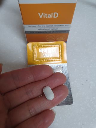 뉴트리션팩토리 비타프렙 바이탈디 비타민D 500mg — 5점을 준 리뷰어가 2021년 10월 올린 사용 사진