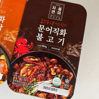 자연풍미 문어직화볶음 3종 (불고기, 불곱창, 치즈불닭) — 4.5점을 준 리뷰어가 2022년 8월 올린 사용 사진