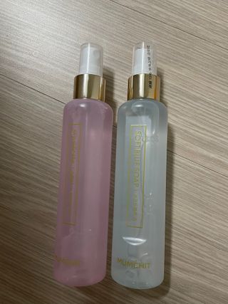 멈칫 X 최준 헤어 앤 바디미스트 소프트블루솝, 마젠타레이디 2종 — 5점을 준 리뷰어가 2021년 6월 올린 사용 사진