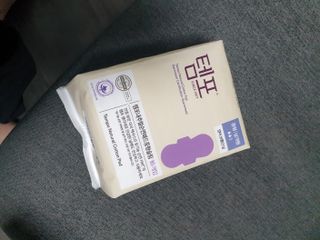 나우[템포] 템포 패드 내추럴 순면 생리대 SET(중형 슬림 + 대형 + 라이너) — 5점을 준 리뷰어가 2024년 4월 올린 사용 사진