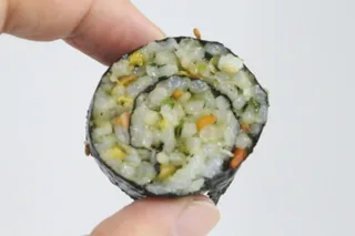 해풀잎 누구나 김밥*1ea [(혼합야채 35g *1ea,  김밥김 (5g, 5ea),  양념간장 (6g, 5ea), 참기름(5g, 2ea)] — 5점을 준 리뷰어가 2022년 8월 올린 사용 사진