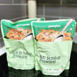 [푸딩팩토리] 요잇조잇 닭갈비 닭가슴살/김치 닭가슴살 곤약볶음밥 2종 (김치볶음밥 2개 닭갈비 볶음밥 1개) — 5점을 준 리뷰어가 2022년 7월 올린 사용 사진
