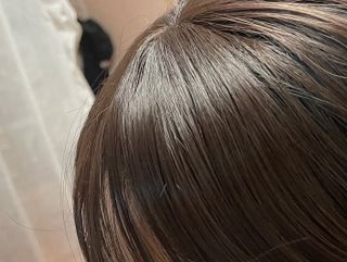 핑크에이지 [렛츠뱅] 수제 시스루뱅 라지 — 1점을 준 리뷰어가 2023년 1월 올린 사용 사진