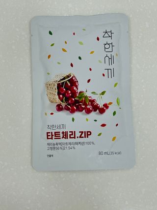 헬스업 착한세끼 타트체리 — 4.5점을 준 리뷰어가 2021년 5월 올린 사용 사진