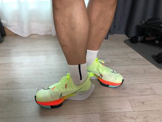 [사이즈가 있는 양말 필로이] 남자 골프 스포츠 발목 양말 2족 세트【 S, M, L, XL】4가지 사이즈 — 5점을 준 리뷰어가 2022년 8월 올린 사용 사진