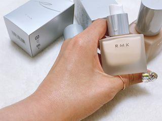 [RMK] 메이크업 베이스 + 리퀴드 파운데이션 — 5점을 준 리뷰어가 2021년 3월 올린 사용 사진