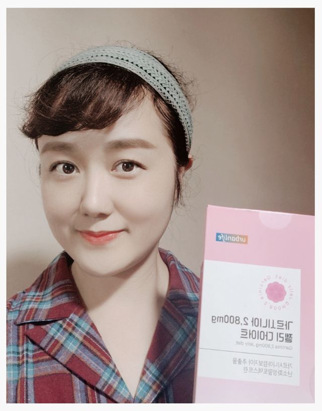 [얼굴반쪽 가르시니아 2,800mg] x 14포 1주 젤리 다이어트 보조제 체지방감소 리뷰 사진