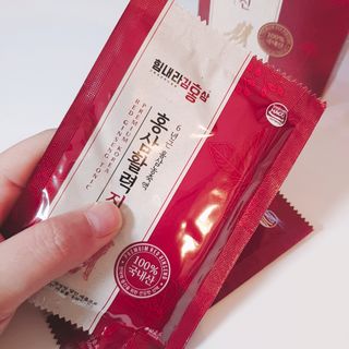 힘내라김홍삼 홍삼활력진 50ml x 5포 — 5점을 준 리뷰어가 2021년 3월 올린 사용 사진