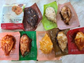바르닭 소스품은 닭가슴살 7종 & 티몬한정판매 2종 세트 총 9팩 — 5점을 준 리뷰어가 2021년 12월 올린 사용 사진