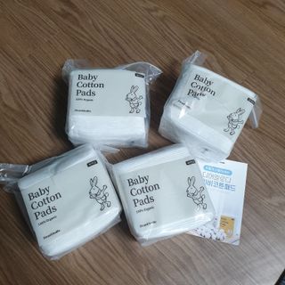디어엘로디 프리미엄 유기농 베이비 솜티슈 40매 3 + 1 PACK — 5점을 준 리뷰어가 2021년 3월 올린 사용 사진