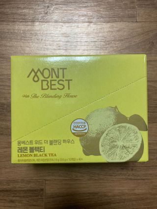 몽베스트 위드더 블랜딩 하우스 _레몬 블랙티 — 4.5점을 준 리뷰어가 2022년 12월 올린 사용 사진