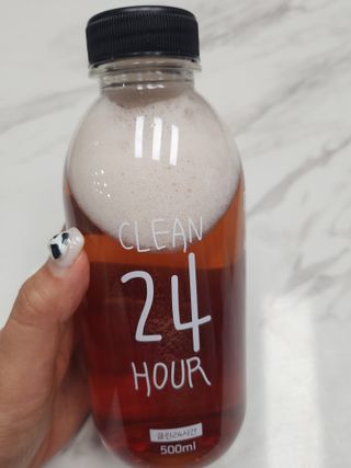 클린24시간 1BOX(5포) + 전용보틀(500ml) — 5점을 준 리뷰어가 2023년 7월 올린 사용 사진