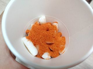 유비쿡 컵떡볶이 매운컵떡볶이2개/ 짜장컵떡볶이 2개  총 4개세트 — 5점을 준 리뷰어가 2021년 3월 올린 사용 사진
