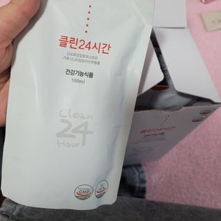 클린24시간 1BOX(5포) + 전용보틀(500ml) — 5점을 준 리뷰어가 2023년 5월 올린 사용 사진