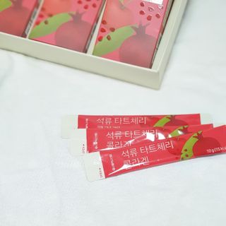 서울약사신협_석류 타트체리 콜라겐_10g x 30포 — 5점을 준 리뷰어가 2021년 7월 올린 사용 사진