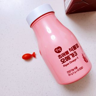 앙팡 츄어블 식물성 오메가3 1000mg x 80캡슐 — 5점을 준 리뷰어가 2022년 10월 올린 사용 사진