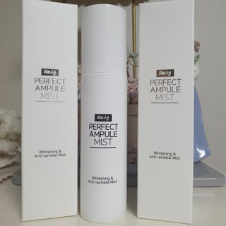 리생 [Re생] 퍼팩트 앰플 이중 기능성 미스트 100ml  피부미백 주름개선 = 총 2개 200ml 증정 — 5점을 준 리뷰어가 2021년 10월 올린 사용 사진