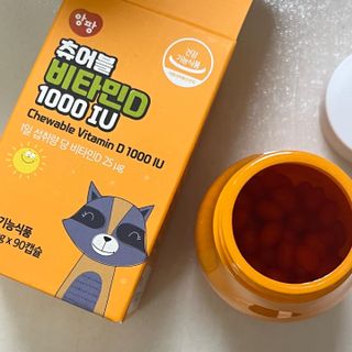 앙팡 츄어블 비타민D 1000 IU 130mg x 90정 — 4점을 준 리뷰어가 2022년 11월 올린 사용 사진
