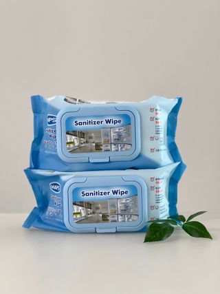 햅스 세균없는 주방 대형 2팩, HAPS sanitizer wipe — 5점을 준 리뷰어가 2022년 1월 올린 사용 사진