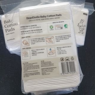 디어엘로디 프리미엄 유기농 유아 솜티슈 40매 3Pack +60매 1Pack 혼합형 — 5점을 준 리뷰어가 2021년 4월 올린 사용 사진