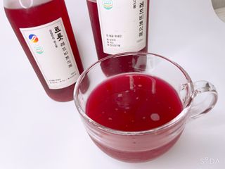 트롯전통식혜 트롯레드비트식혜 1리터 +500리터 — 5점을 준 리뷰어가 2021년 6월 올린 사용 사진