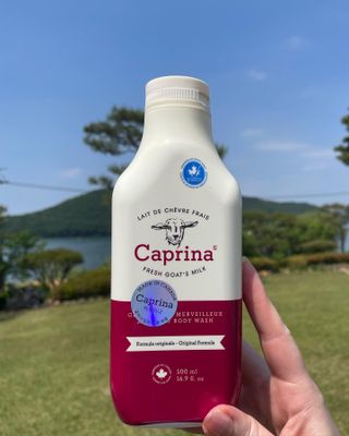 카프리나 프레쉬 산양밀크 어메이징 바디워시 500ml (오리지널향) — 4.5점을 준 리뷰어가 2023년 5월 올린 사용 사진