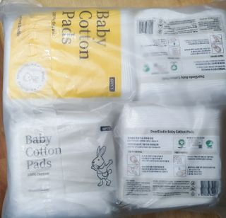 디어엘로디 프리미엄 유기농 베이비 솜티슈 40매 3 + 1 PACK — 5점을 준 리뷰어가 2021년 2월 올린 사용 사진
