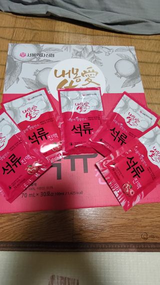 서울약사신협_내몸애생발란스석류_70ml x 30포 — 5점을 준 리뷰어가 2021년 9월 올린 사용 사진