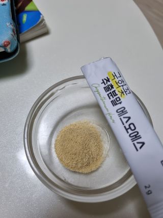 체인미 국화꽃 추출분말 에스오에스 곡류효소 과일채소 17종 혼합 분말 스틱 — 5점을 준 리뷰어가 2021년 11월 올린 사용 사진
