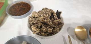 오봉산꽃부각 [만나식품] 오봉산 꽃부각 3가지 맛(오리지널, 새우맛, 매운고추맛) — 5점을 준 리뷰어가 2023년 1월 올린 사용 사진