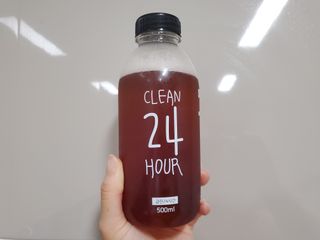 클린24시간 1BOX(5포) + 전용보틀(500ml) — 5점을 준 리뷰어가 2022년 8월 올린 사용 사진
