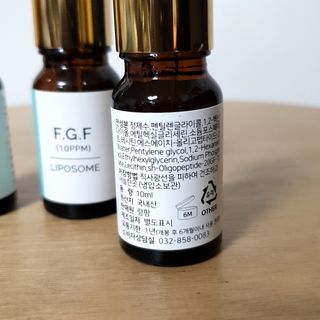 랑팡 EGF+FGF+IGF10ppm 리포좀 앰플 원액 10ml — 5점을 준 리뷰어가 2021년 10월 올린 사용 사진