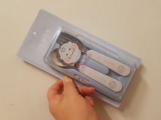 유비맘 스푼포크 케이스 세트 1+1 _컬러랜덤 발송 — 5점을 준 리뷰어가 2021년 1월 올린 사용 사진