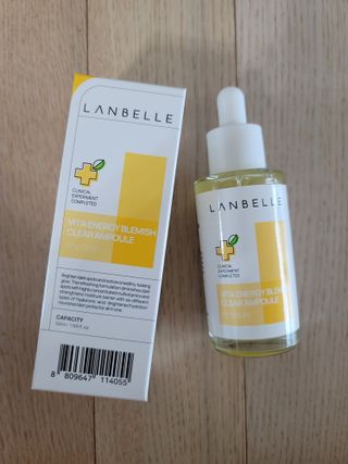 랑벨 비타 에너지 잡티 앰플 50ml 고농축 비타민, 저자극, 수분 촉촉, 미백 앰플 — 5점을 준 리뷰어가 2022년 4월 올린 사용 사진