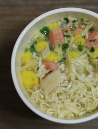 NISSIN 닛신 컵누들  4종 - 씨푸드오리지날, 씨푸드 스파이시, 씨푸드 커리, 씨푸드 XO소스 — 4.5점을 준 리뷰어가 2022년 12월 올린 사용 사진