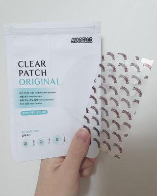 에버렐 아크네 클리어 패치 오리지널(40매) + XL(8매) 1세트, 각 1개씩 — 5점을 준 리뷰어가 2022년 5월 올린 사용 사진