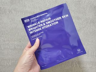 101스킨 영앤리치 하이드로겔 마스크팩 — 5점을 준 리뷰어가 2021년 3월 올린 사용 사진