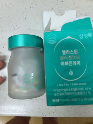 체인미 엘라스틴 콜라겐으로 이뻐진데이 500mg x 30정 — 5점을 준 리뷰어가 2021년 12월 올린 사용 사진