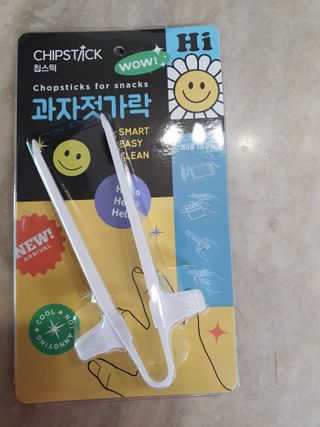칩스틱 과자젓가락 게이밍젓가락 2ea / KC인증 식품용 — 5점을 준 리뷰어가 2021년 11월 올린 사용 사진
