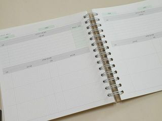 리훈 여러분의 오늘을 채워나갈 수 있도록 도와줄 오늘공부 1년용 스터디플래너 — 5점을 준 리뷰어가 2021년 4월 올린 사용 사진