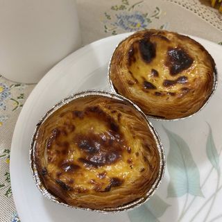 디앙뜨 포르투갈 에그타르트 오리지널 맛+패션후르츠+초콜릿타르트 맛 중 택1 — 4점을 준 리뷰어가 2021년 7월 올린 사용 사진