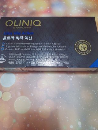 올리닉 울트라비타액션 — 5점을 준 리뷰어가 2021년 10월 올린 사용 사진