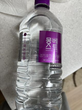 몽베스트 MONTBEST 1L 12입 — 5점을 준 리뷰어가 2022년 4월 올린 사용 사진