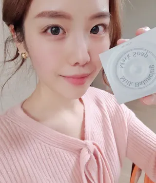 리더스코스메틱 리더스 밀크 밸런싱  마스크  솝 — 5점을 준 리뷰어가 2021년 12월 올린 사용 사진