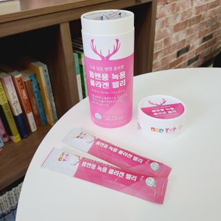 [몸엔용] 녹용 담은 탱탱 콜라겐 녹용 콜라겐 젤리 15g x 20포 — 5점을 준 리뷰어가 2022년 4월 올린 사용 사진
