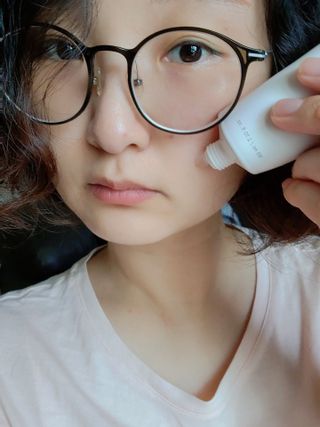 리더스코스메틱 리더스 카밍 바이오틱스 크림 마스크 — 5점을 준 리뷰어가 2021년 8월 올린 사용 사진